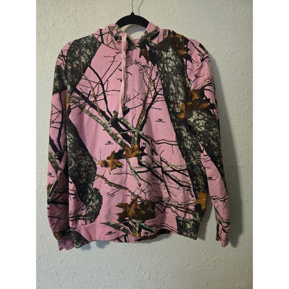 Mossy Oak pink hoodie - Picture 1 of 4